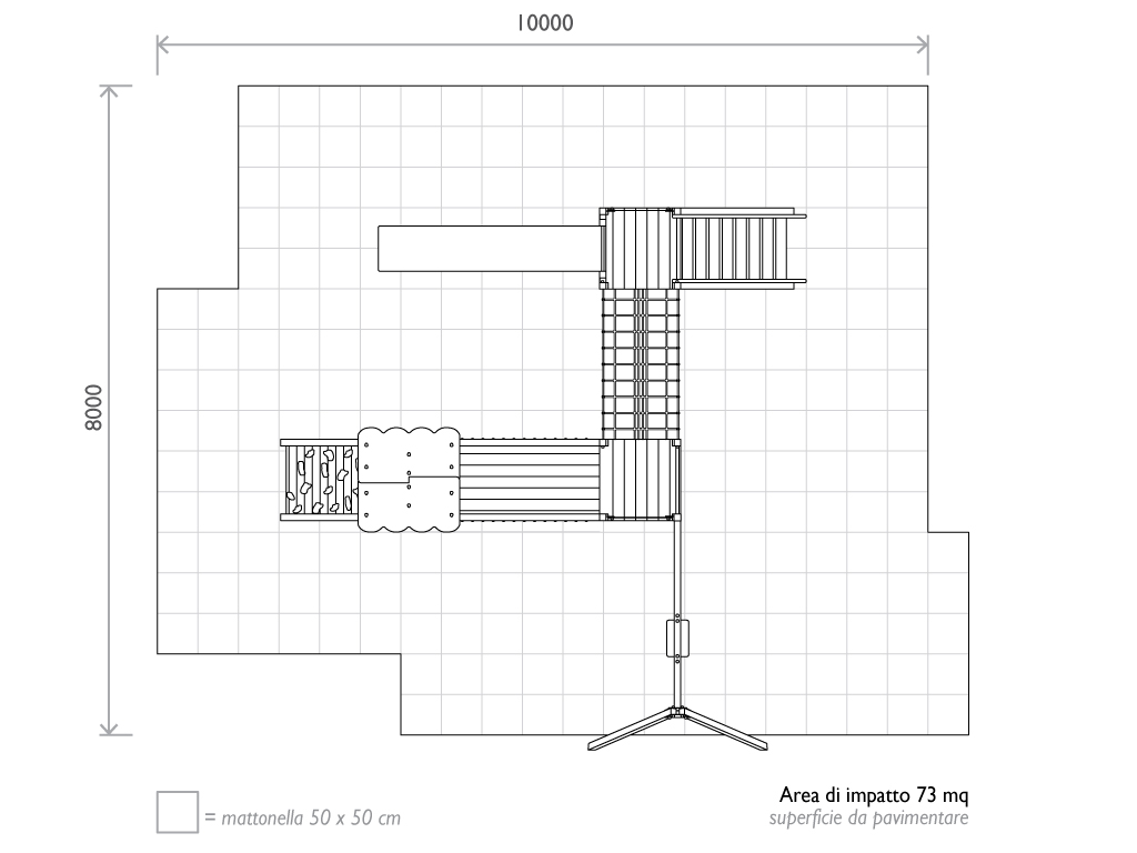 Drawing combi jungle security area