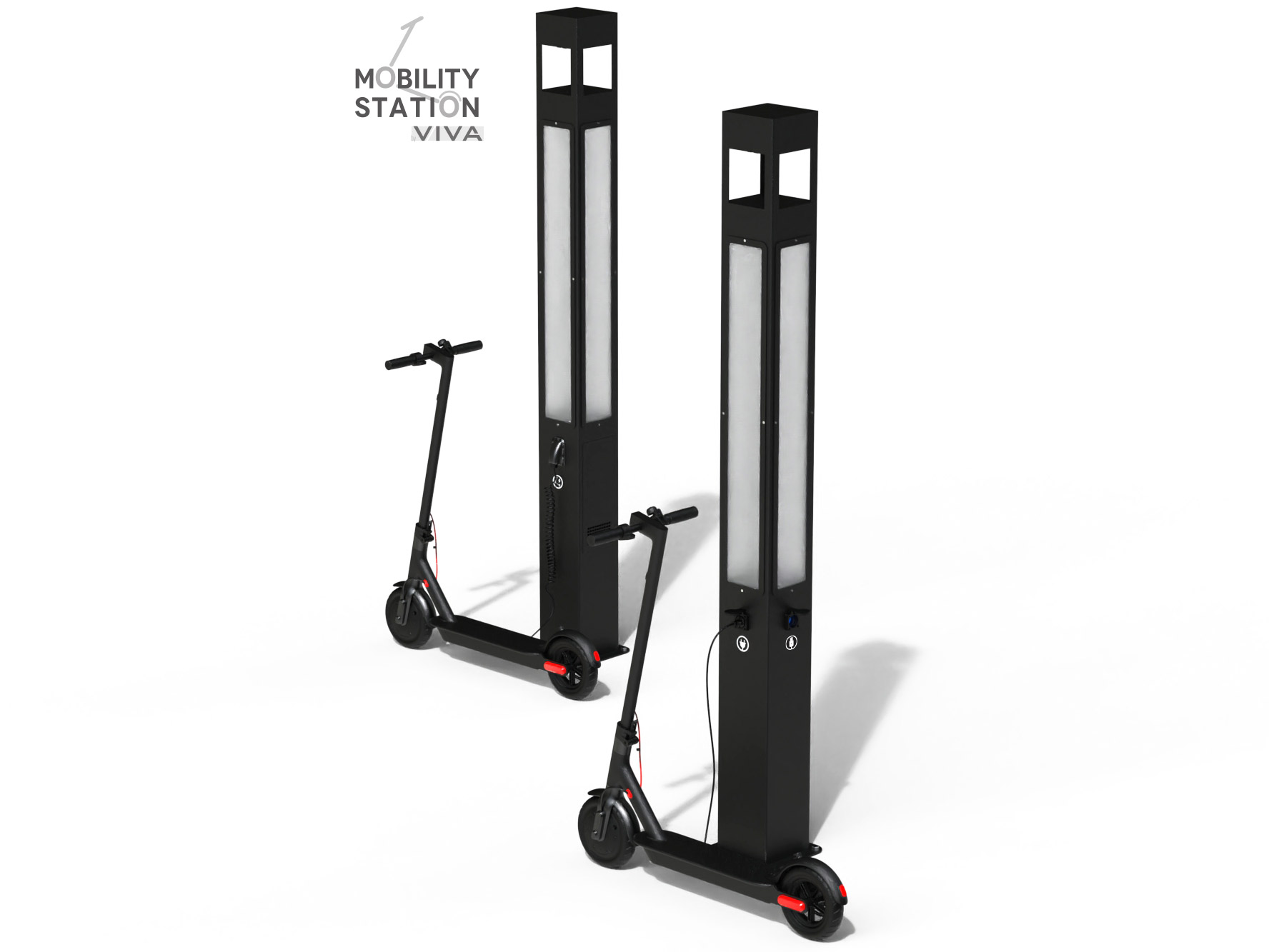 totem per ricarica monopattini urban mobility station 2
