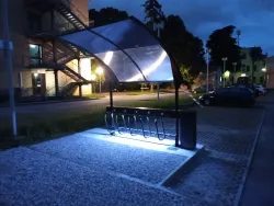 university padova bus shelter smat charge ebike scooter