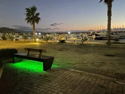 viva smart porto illuminata verde