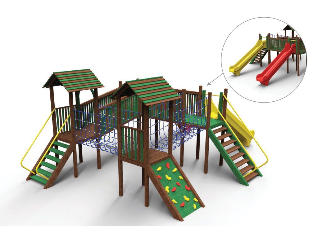 castello combinato 4torri strongplast