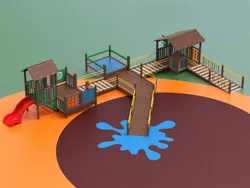 Alljoin Inclusive Combined Play Structure in Recycled Plastic