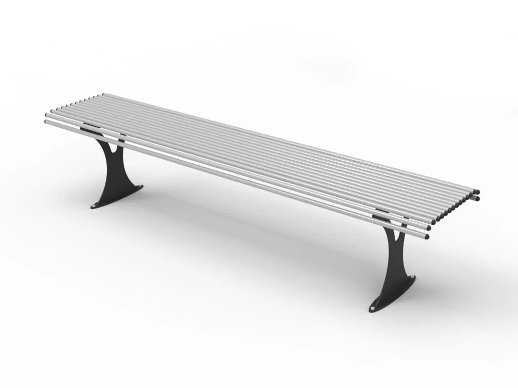 panchina shark senza schienale 2 metri