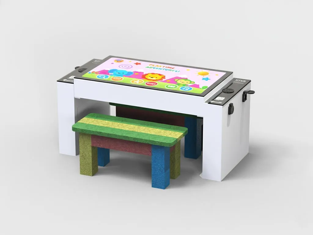tavolo interattivo per bambini smart viva per centri commerciali