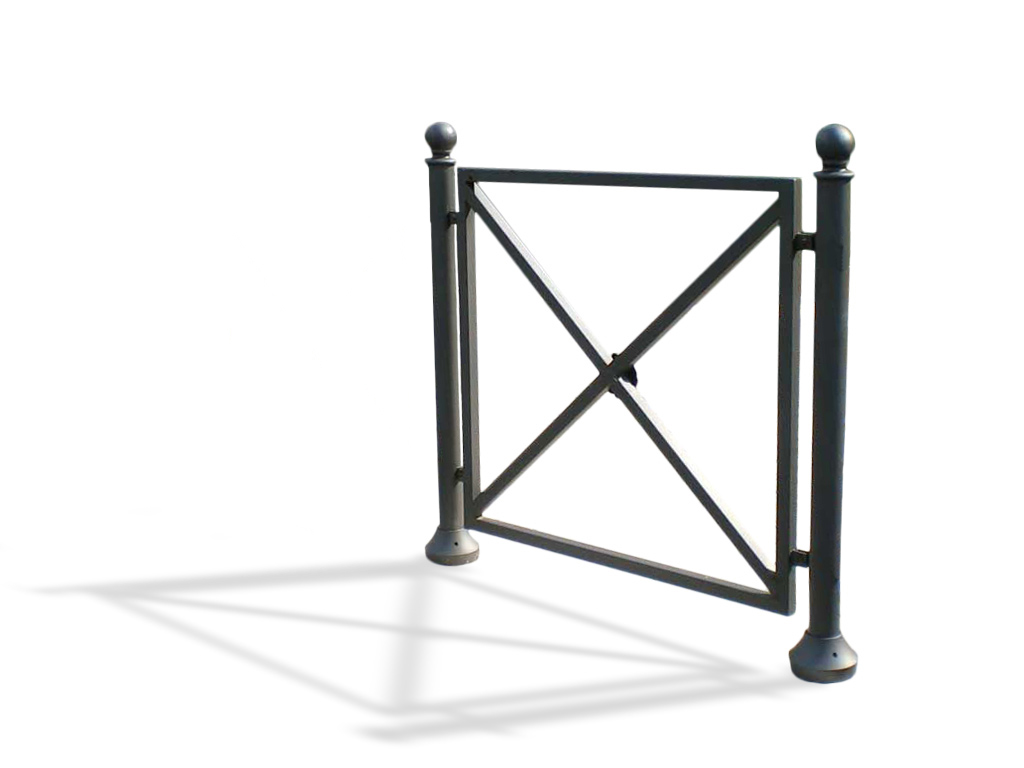 transenna acciaio ghisa modulo singolo quadro