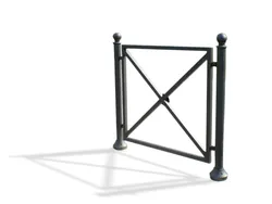 transenna acciaio ghisa modulo singolo quadro