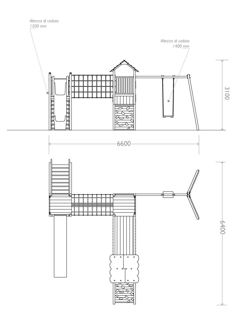 Drawing combi jungle