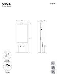 totem55 interattivo publicita smart viva per centri commerciali misure2d 2